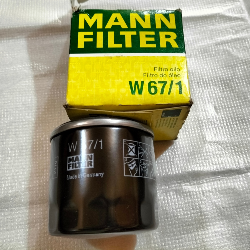 Фильтр масляный Mann W 67/1